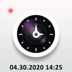 timestamp camera: datetime location stamp on photo android application logo